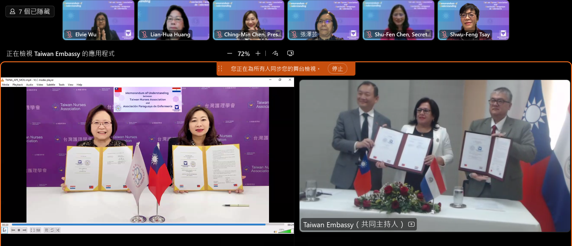 MOU:巴拉圭護理學會